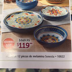 Vajilla Melamina Princess House