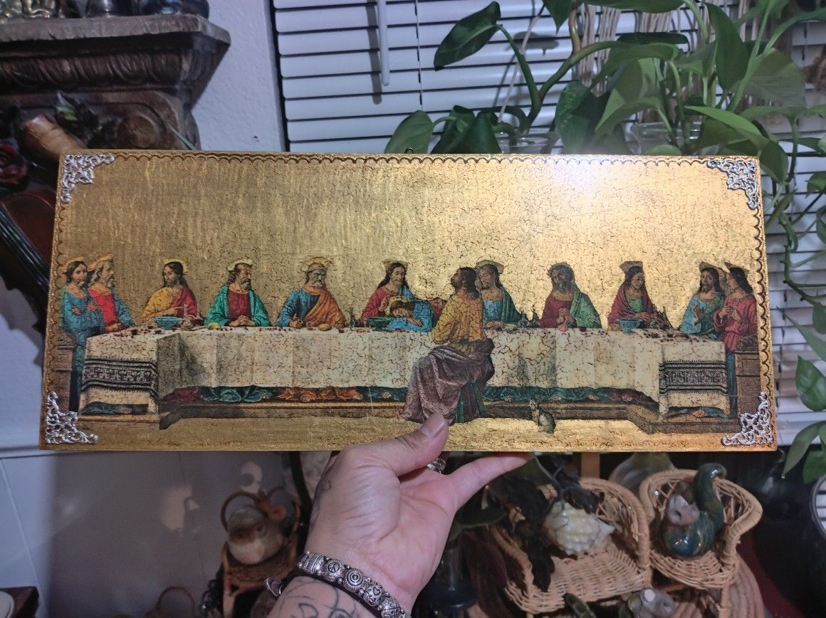 Vintage Last Supper Made In Italy