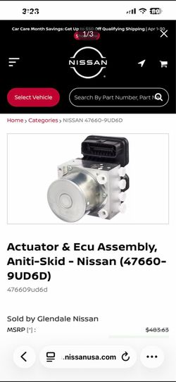 Nissan Altima abs module