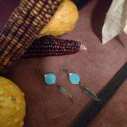 Turquoise Earrings, Jewelry