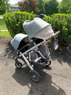 Uppababy vista rumble seat double stroller