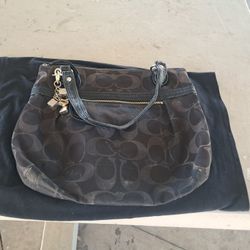 COACH black Shoulder Bag