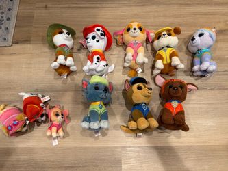 Paw Patrol plush toys