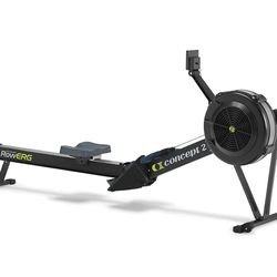 Concept2 RowErg Indoor Rowing Machine - PM5 Monitor, Device Holder, Adjustable Air Resistance, Easy Storage