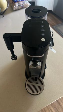Ninja Pods & Grounds Specialty Single-Serve Coffee Maker, K-Cup Pod Compatible, Built-In Milk Frother, PB051, Black