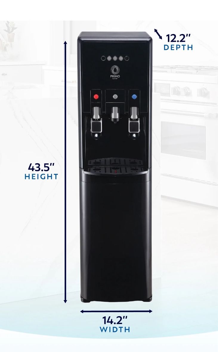 Primo Water Bottom Loading Pro 2 Temp Water Dispenser with Single-Serve Coffee Maker, Black