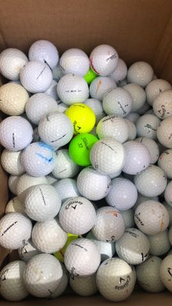 100 slightly used golf balls