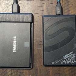Two Portable SSD Drives