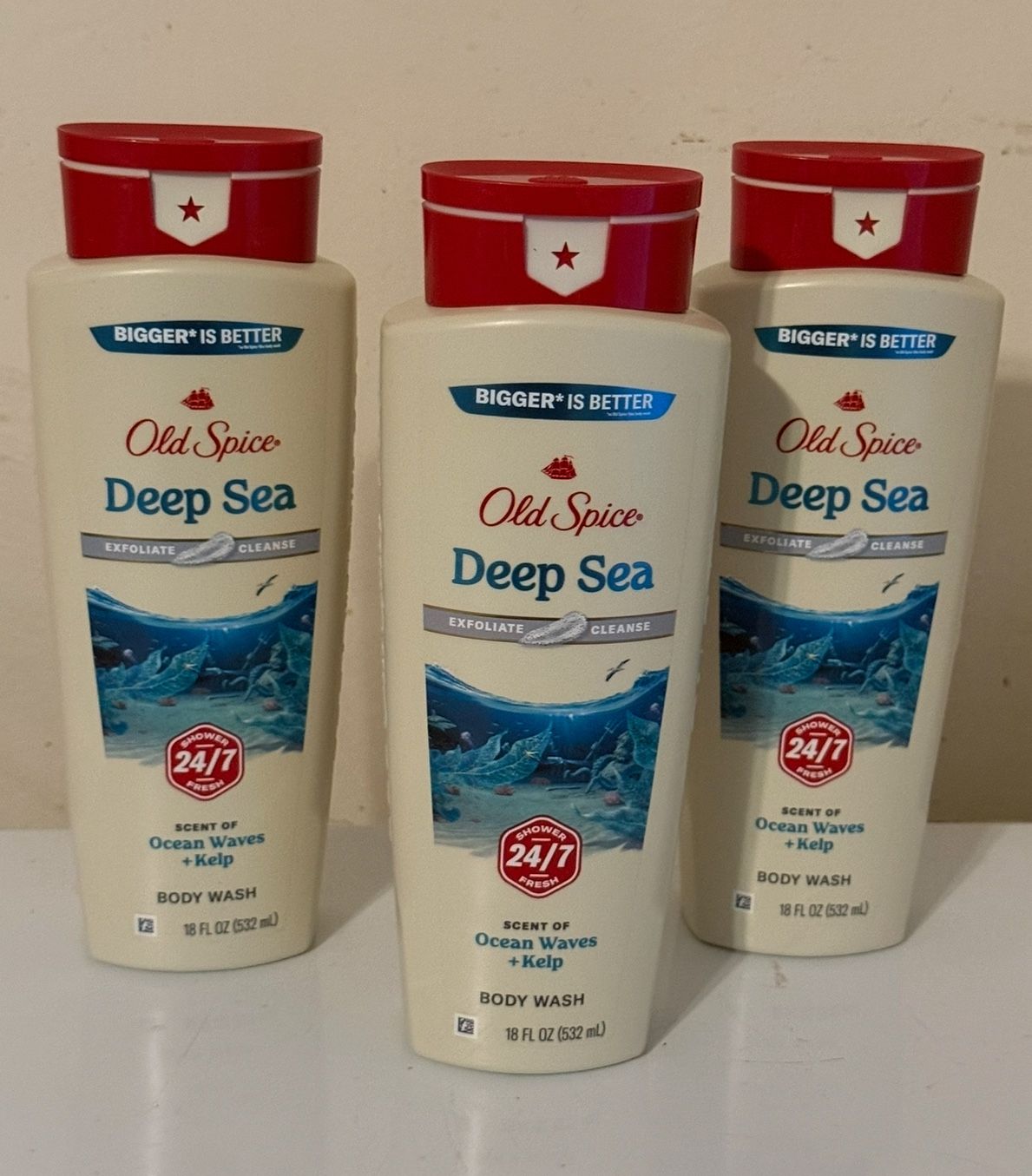 Old Spice Deep Sea Body Wash Bundle