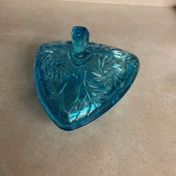 Two piece vintage candy dish