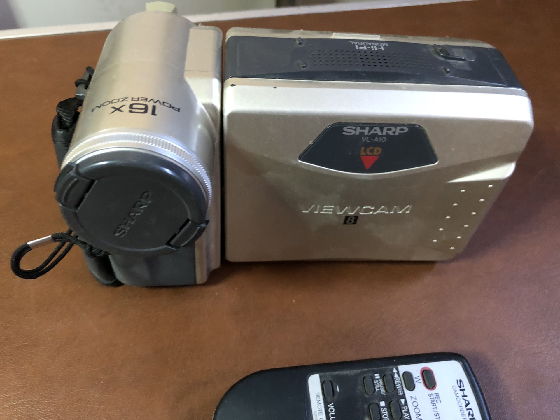 SHARP CAMCORDER WITH REMOTE