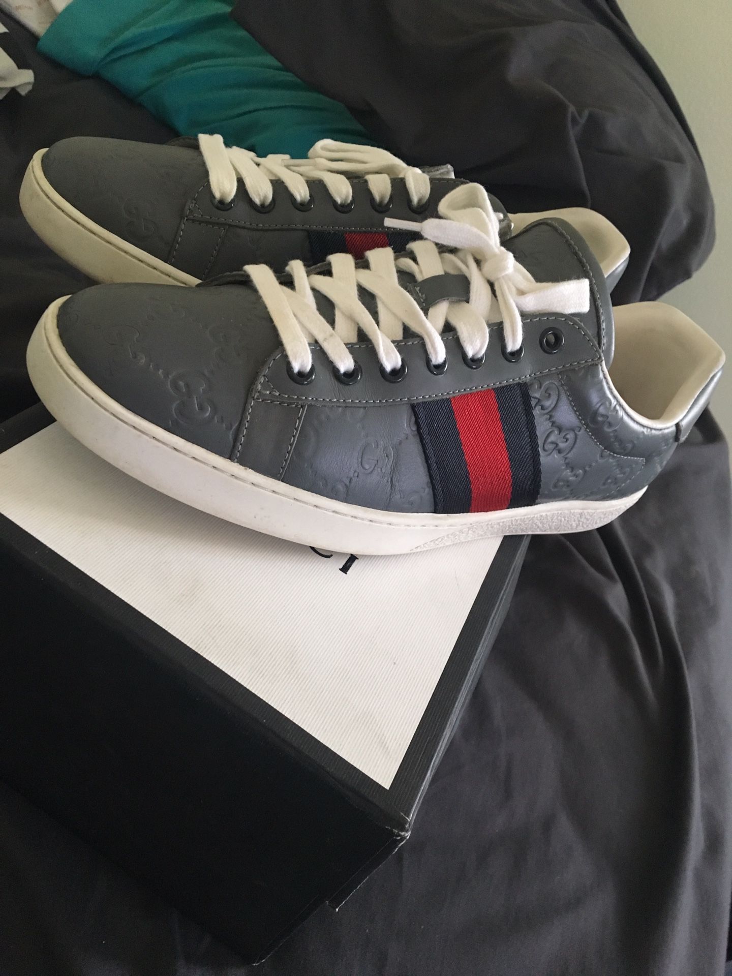 Gucci ace sneakers size 11 100% authentic