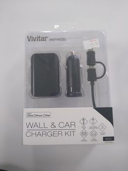 iPhone wall & car charger kit