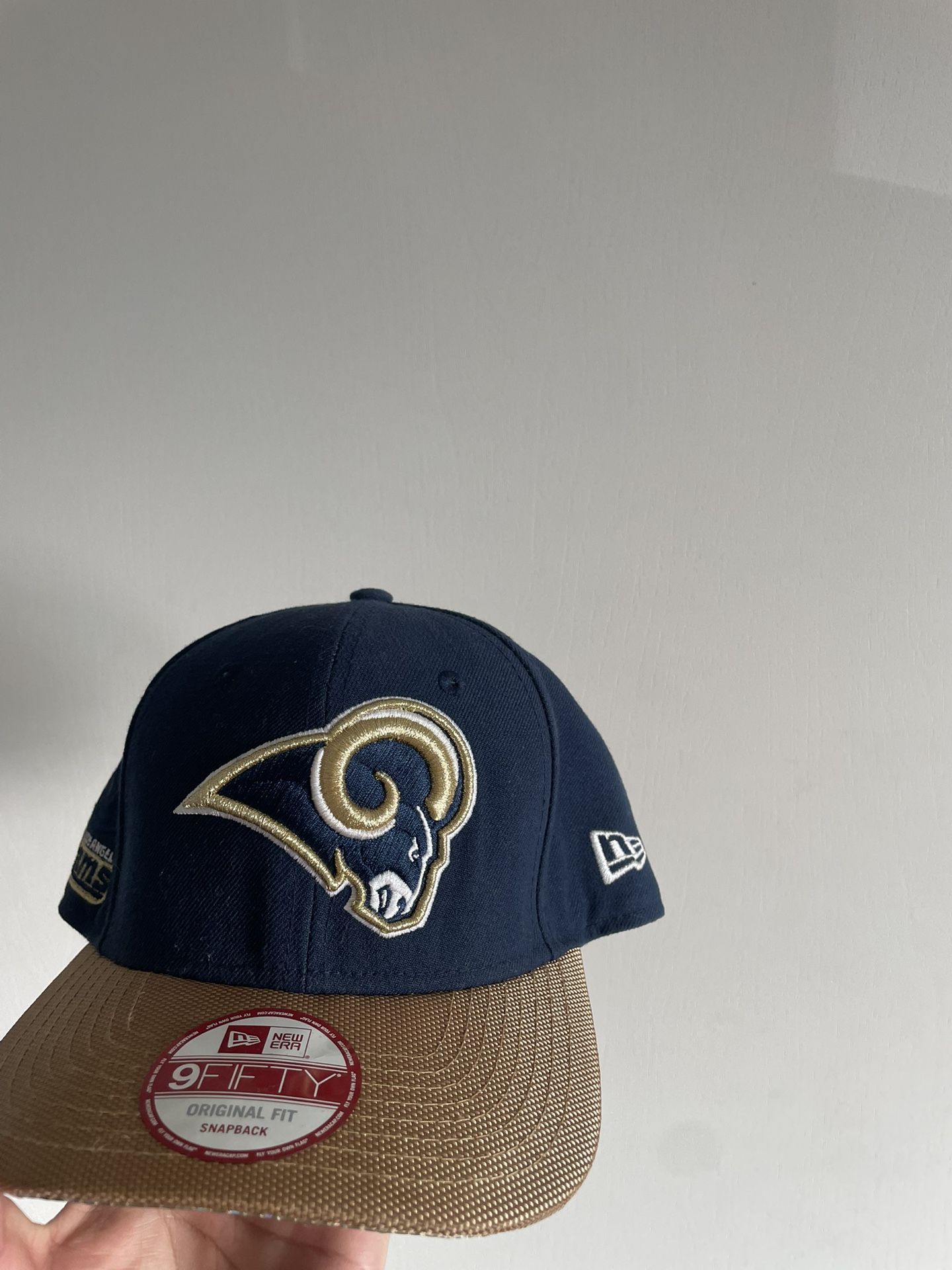 Los Angeles Rams Blue/Gold Snapback Hat New Era 9Fifty Adjustable NFL Snapback