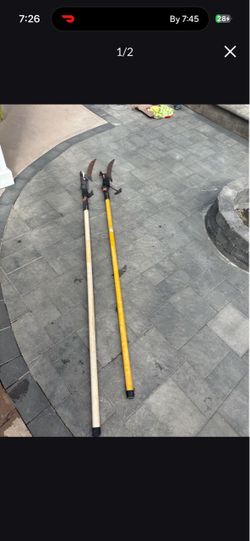 Pole saw only one left