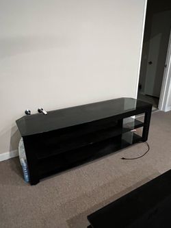 Glass TV consol