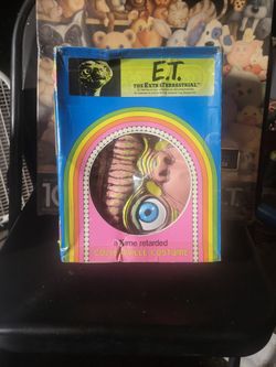 E.T Costume Large Vintage 1982 Make An Offerlook I'll Give Everything ET If Your Serious For 400$