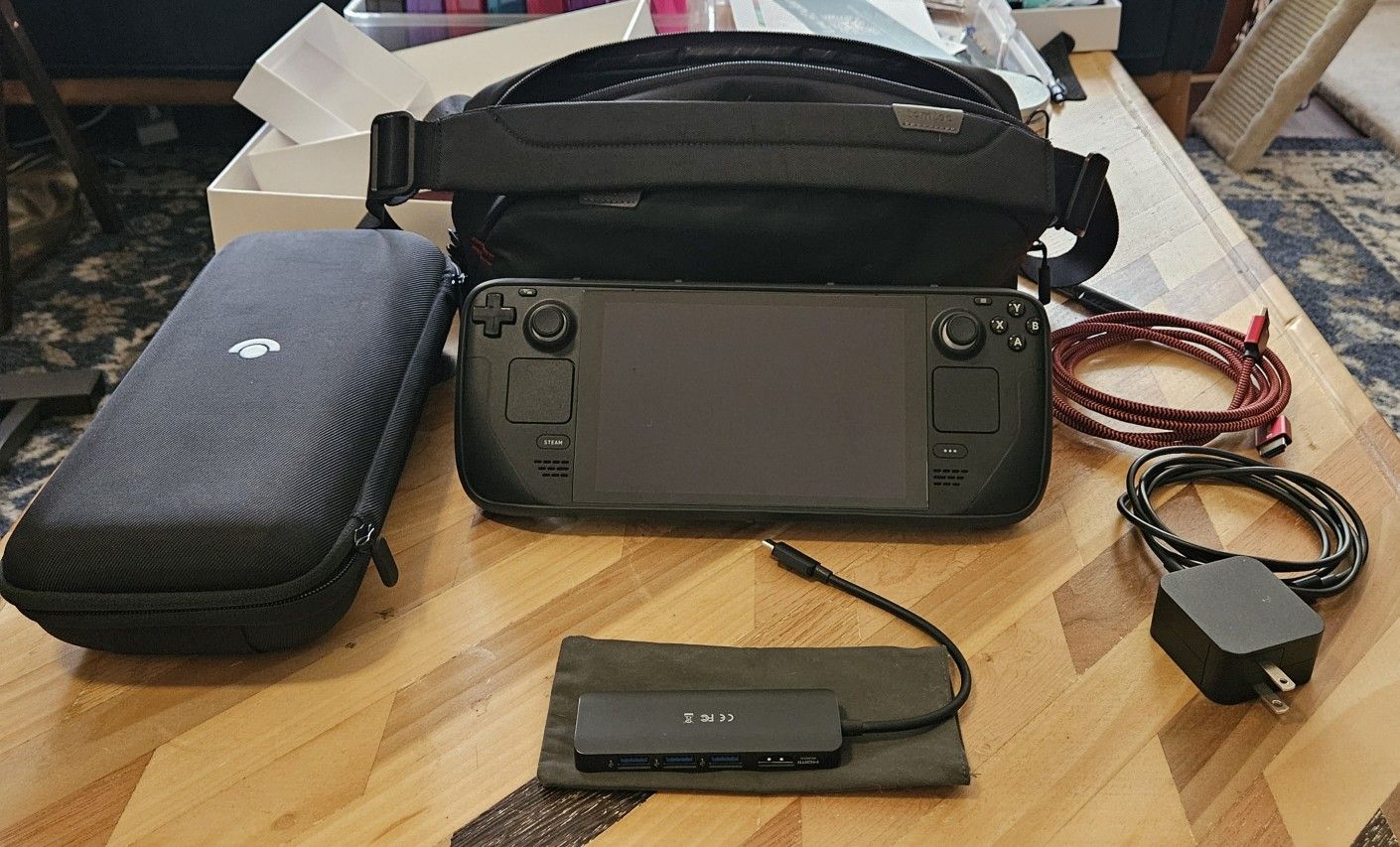 Steam Deck LCD 64/GB W/ Dock & Accessories