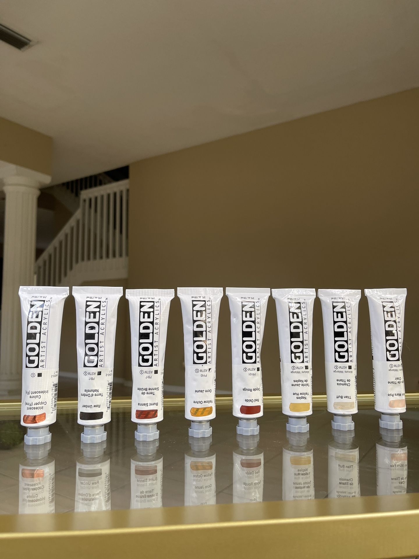 GOLDEN Artist Acrylics Paint Bundle - Desert Storm