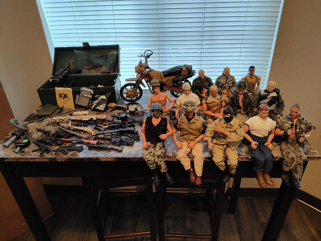 Lot of 12" G.I. Joe Action Figure Toys
