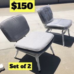 Brand New. Set Of 2. Mid Century Modern Accent Chairs. Retails Around $300