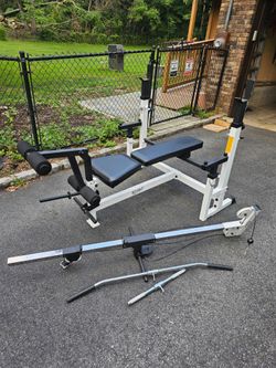 Heavy duty tuff stuff FID adjustable Olympic 2" weight bench