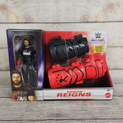 Mattel WWE Main Event Roman Reigns Special Edition Figure & Role Play Gloves