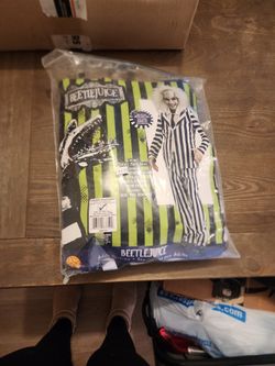 Halloween Beetlejuice Adult Costume