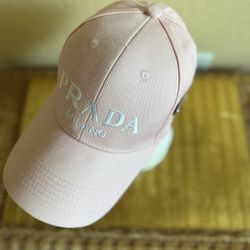 Authentic Pink Prada baseball hat