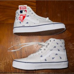 Vans Sk8-Hi Los Angeles Dodgers MLB Baseball LA Men's Size 5 Women’s Size 6.5