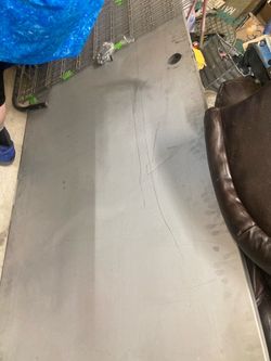GALVANIZED HEAVY DUTY METAL DOOR size 80” by 36”