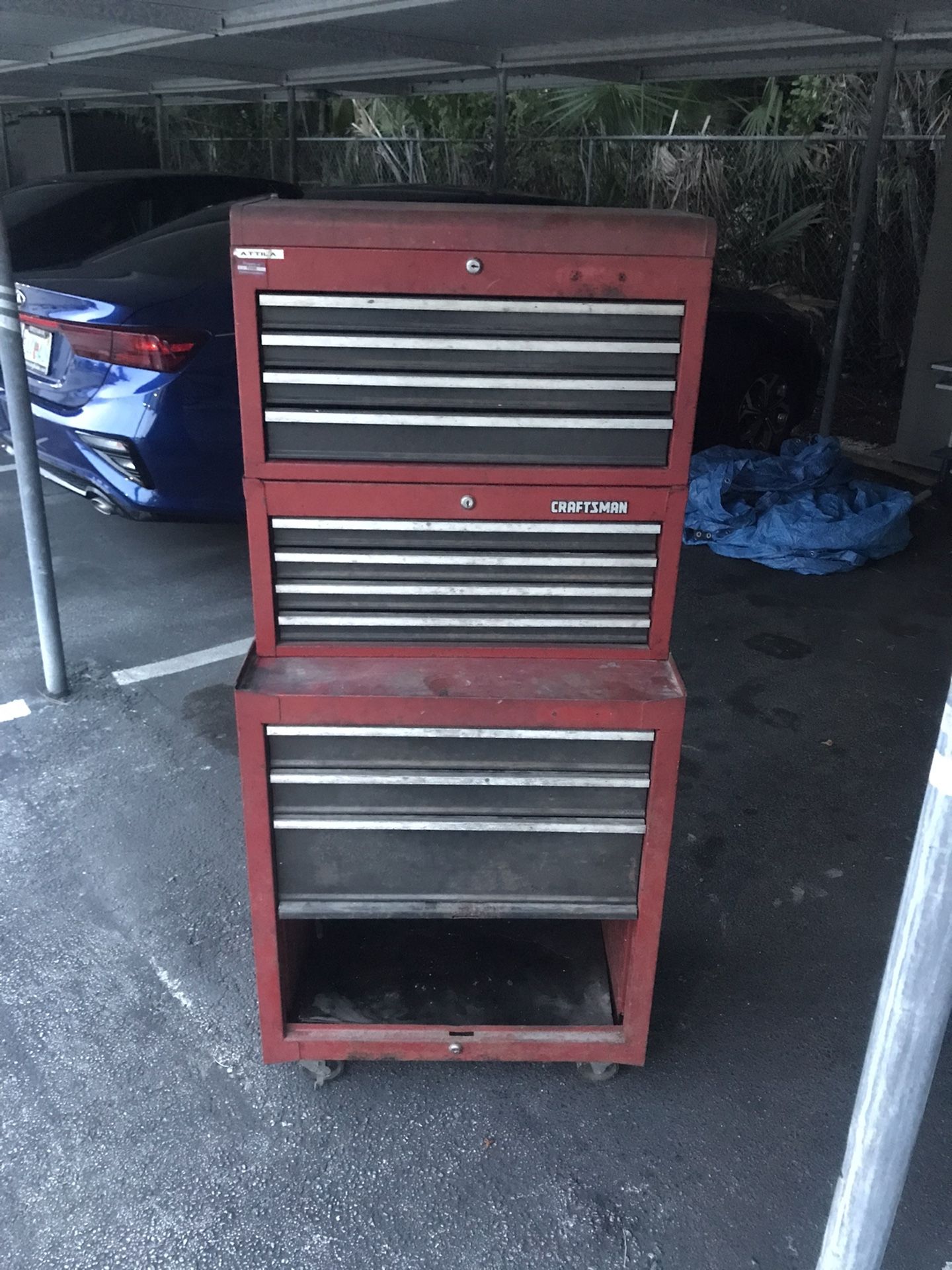 Craftsman 3 Tier Rolling Tool Box