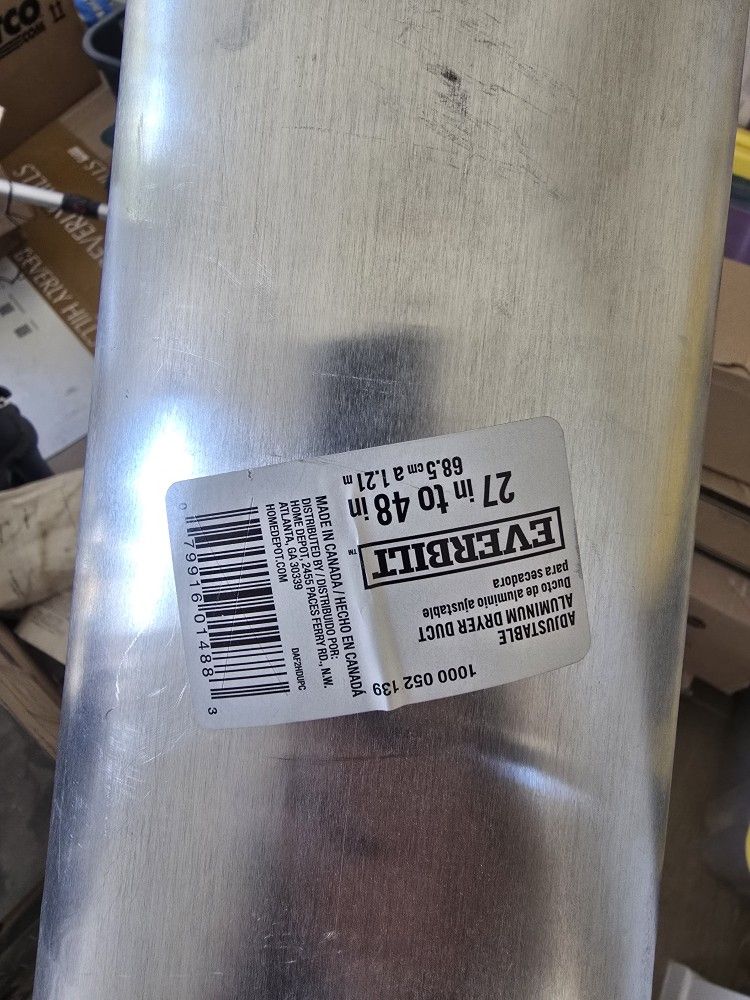 Telescoping Rigid Dryer Vent