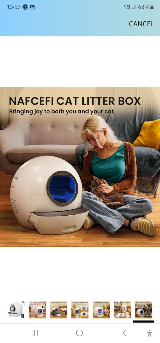 Nafcefi Smart Auto Litter Box