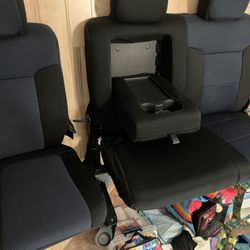Ford F350 Black Leather Bench Seat