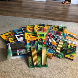Markers, pencils, pens…