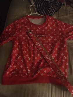 Supreme Louie Sweater size medium& belt size 34 36 pick ups only