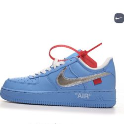 Nike Air Force 1 Low Off White Mca University Blue 24 