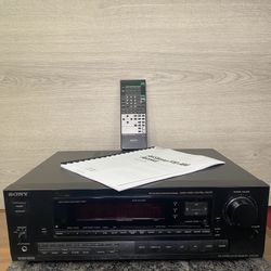 Sony FM Stereo/AM Receiver STR-D790, Dolby Surround Pro Logic w/Remote Bundle