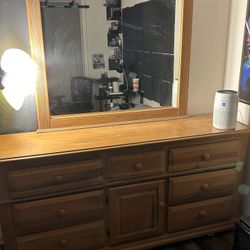 Dresser And 2 Nightstands Solid Wood