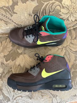 Nike Air Max 90 Sneaker Boots Brown Leather