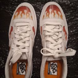 Labor Day Weekend Sale…$45!!!! Vans - Men’s Shoes - Size 12 - With Flames