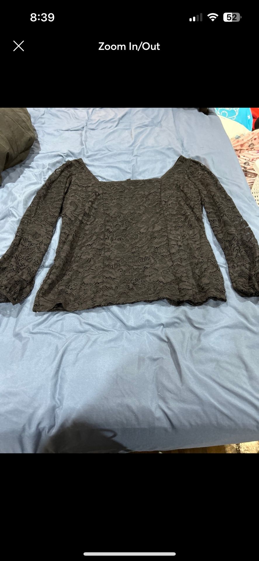 Black Lace Shirt