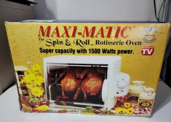 Maxi-Matic Spin & Roll Rotisserie Oven 1500 Watts