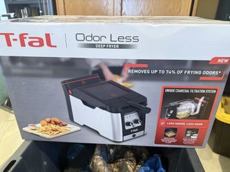 New In Box.    Tfal 3.5L stainless Steel Deep Fryer With Basket.   Box never opened.