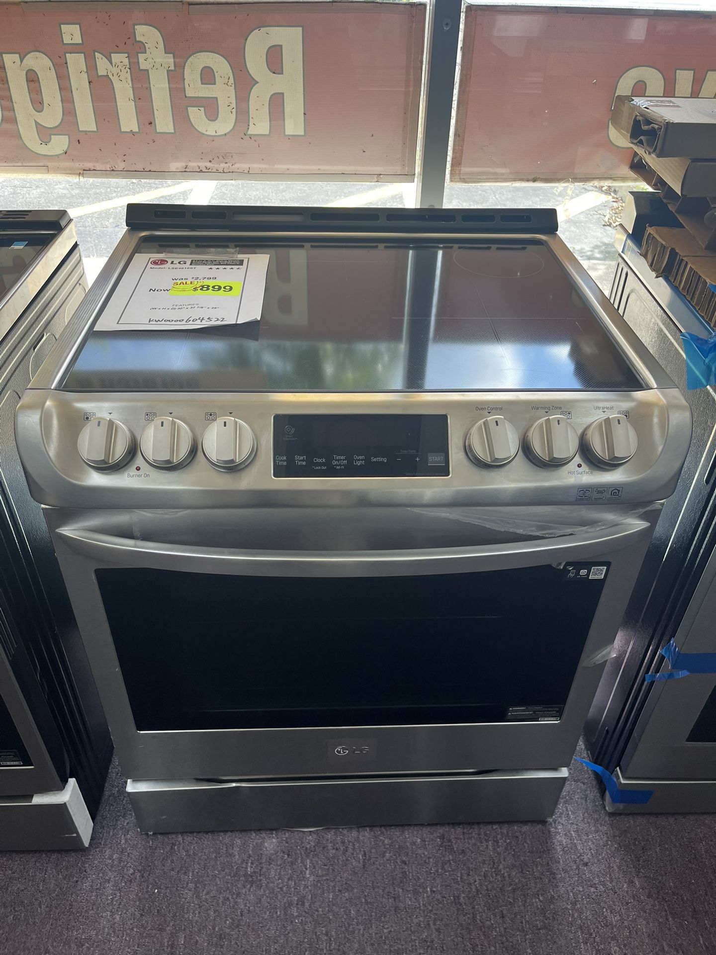 Induction Stove LG Open Box Induction Range