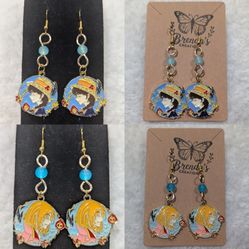 Howl’s Moving Castle Sophie & Howl Mix-and-Match Dangle Earrings