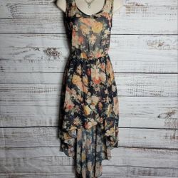 Venus Floral Fall Hi low Dress