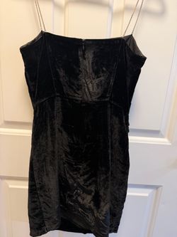 House of Harlow 1960 Black Velvet Mini dress