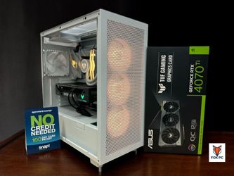 🦊 FOX 109 🦊 1 YEAR WARRANTY 🦊 FOX GAMING PC | DESKTOP | COMPUTER | RIG | AMD RYZEN 7-7700X | NVIDIA RTX 4070TI SUPER | 32 GB DDR5 RAM | 1 TB SSD.
